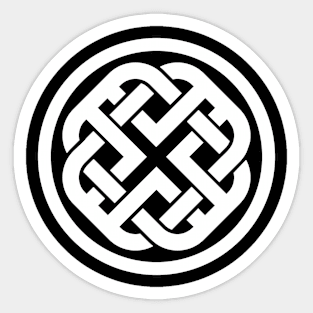 Ancient Gothic Mythology Celtic Viking Symbol Illustration Sticker